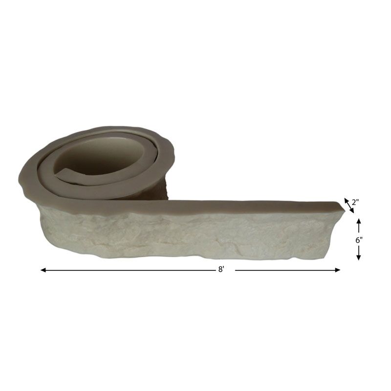 Form Liner with Dimensions Concrete Step Form Liner
