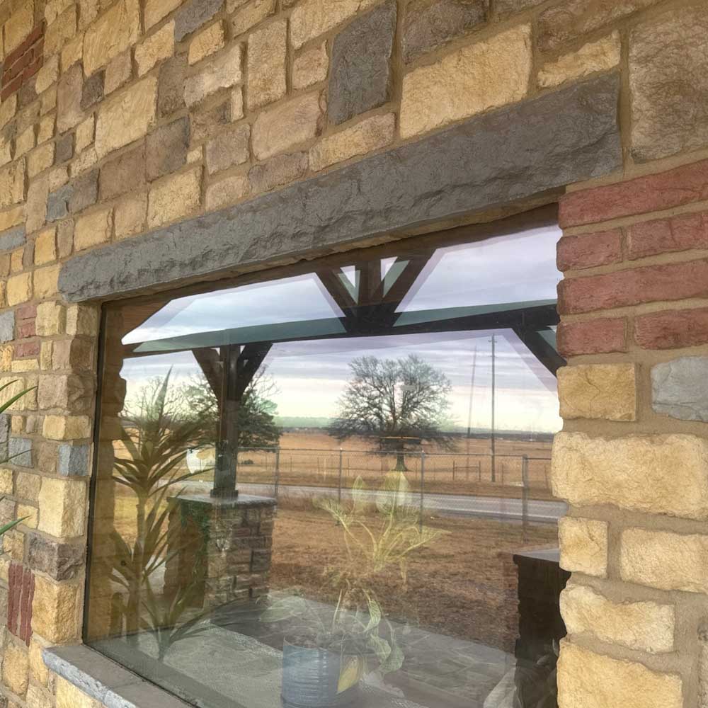 Lintel Made with Form Liner Concrete Step Form Liner