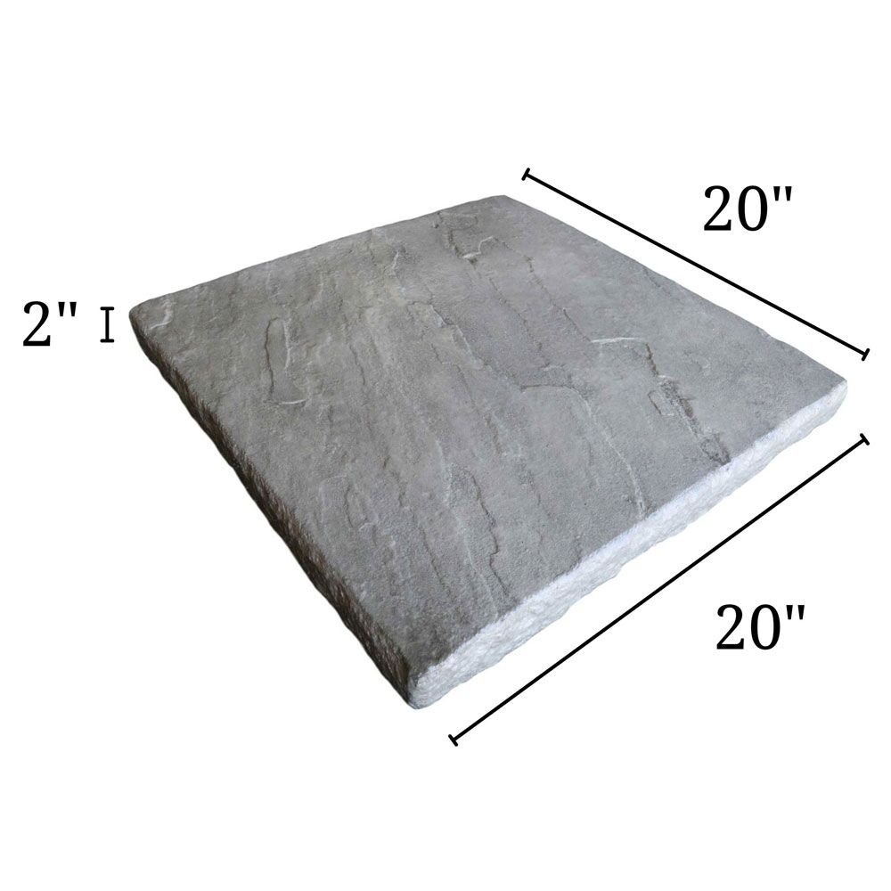 Wall Cap with Dimensions Concrete Wall Stone Mold