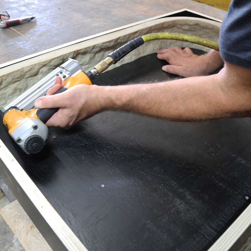 Preparing the Form Liner with Frame Edge Form Liner