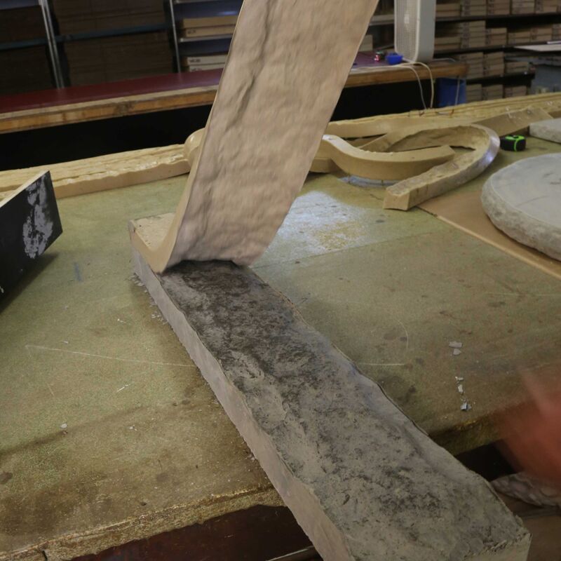 Removing Lintel from Form Concrete Step Form Liner