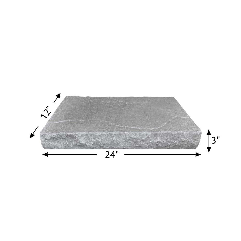 Wall Cap Dimensions 24" Wall Cap Mold